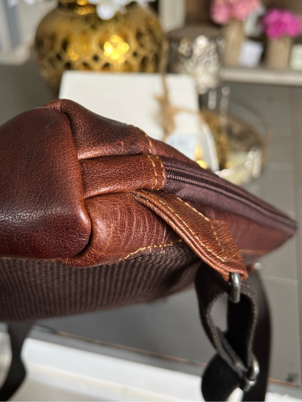 Jack Georges Small Convertible Backpack /Crossbody Leather - Picture 6 of 15